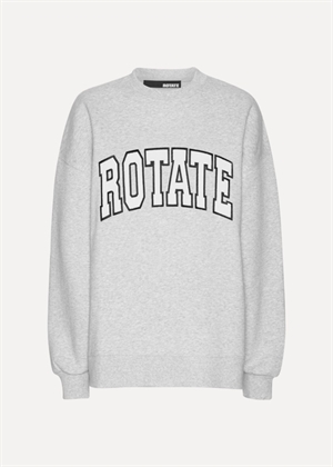 Heavy crewneck sweat Light Grey Melange ROTATE 